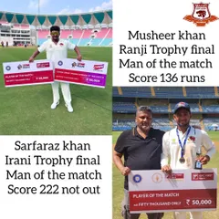 I am incredibly proud of my boys, Sarfaraz and Musheer. Their success in major tournaments like the Ranji Trophy and Irani Trophy is a result of years of relentless hard work and dedication. This is the level of excellence we strive for at the academy.