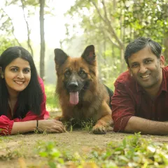 A family portrait isn't complete without every member. I focus on creating relaxed and natural settings where your family's unique dynamic, including the bond with your loyal German Shepherd, can be captured authentically.