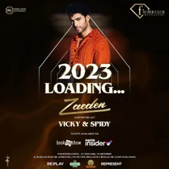 Here's the poster for the 'Loading 2023' New Year's Eve event where I was a supporting act for Zaeden. I am trusted by top venues and promoters to set the stage for international and national headliners.