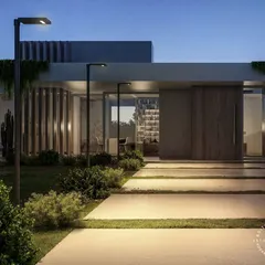 These sleek, minimalist solar lamp posts are perfect for lighting pathways and driveways. Their modern design complements contemporary architecture while providing reliable, sustainable, and automated illumination from dusk till dawn.