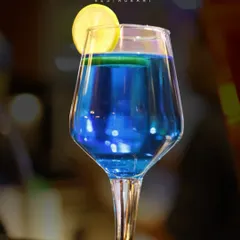 Sip into the warmth with our signature winter drink. This beautiful blue cooler is crafted to perfection to brighten up your day.