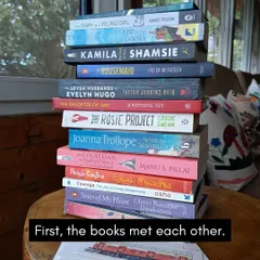 Our Himalayan Reading Retreat is not just about books; it's about connection. Here, a stack of books brought by our attendees meet for the first time, ready to be shared and discussed.