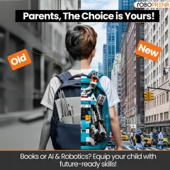 The world is changing, and education needs to change with it. We help you make the choice to equip your child with future-ready skills in AI and robotics, moving beyond traditional learning to prepare them for the careers of tomorrow.
