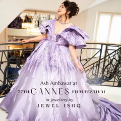 A look of pure elegance. The way the diamond necklace and bracelet complement the gown's plunging neckline and voluminous sleeves is a testament to thoughtful styling. This is the kind of timeless glamour I love to create.