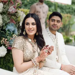 Another shot of the couple enjoying their beautifully decorated ceremony. My mentorship focuses on creating spaces that not only look good but also feel personal and create lasting memories for your clients.