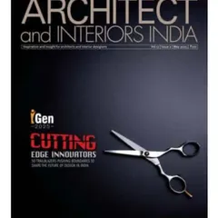 The cover of Architect and Interiors India featuring the iGEN 2025 list of 'Cutting Edge Innovators'. We are so grateful to be included in this prestigious issue.