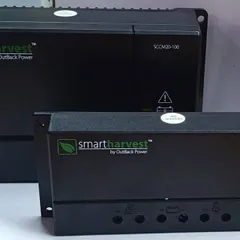 We provide essential system components like these SmartHarvest solar charge controllers. Using the correct controller is critical for battery health and overall system performance in any off-grid solar setup.