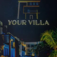 Your villa, brought to life in the sky. This drone show over a luxury property showcases the building's architecture, creating a unique and unforgettable marketing event for potential buyers.
