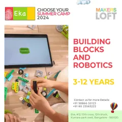 Build the future with our Building Blocks and Robotics camp. In partnership with MakersLoft, we introduce young minds to the exciting world of STEM.