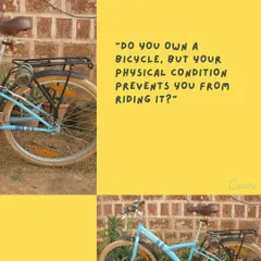 Do you own a bicycle but a physical condition prevents you from riding it? We can help explore modifications or conversions to make it accessible for you again.
