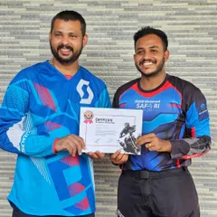 It’s official. A proud moment for one of our riders receiving his completion certificate from our trainer. You don't just leave with memories; you leave with proof of your new off-road capabilities.