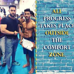 Your victory is my victory. Here I am with one of my dedicated clients after his competition win. This is what happens when you trust the process and push beyond your comfort zone.