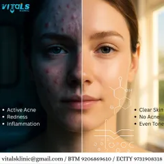 This visual demonstrates the journey from active, inflamed acne to clear, even-toned skin. My treatments focus on reducing inflammation, clearing pores, and healing the skin barrier through scientifically proven protocols.