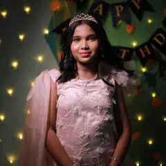 A sweet and simple look for a young girl's birthday party, making her feel like a princess.
