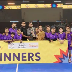 The result of pure hard work and dedication. Here is my team celebrating our victory at the KBD Juniors tournament, holding the championship trophy. This is the level we strive for.
