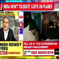 On a Republic TV campaign to "Punish Rowdy Flyers," discussing the legal recourse available against mid-air misconduct. My role often involves clarifying consumer rights and public safety laws.