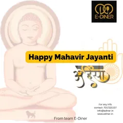 Wishing everyone a Happy Mahavir Jayanti from me and my team. May the day bring peace and happiness to all.