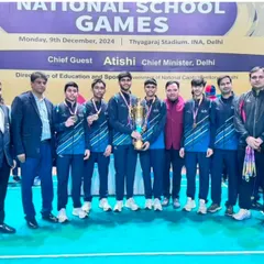 A proud moment for the academy. Our boys team clinching the trophy at the National School Games. This is what dedication and teamwork look like.