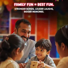 Family fun is the best fun. I love seeing families build stronger bonds, share louder laughs, and make bigger memories while playing together here.
