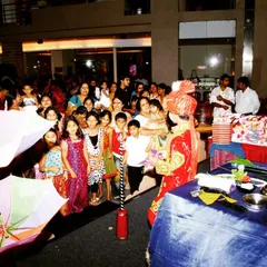 Performing for a crowd of kids and parents at a family event. I make sure my shows are entertaining for everyone, from the youngest child to the grandparents.