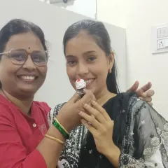 Another sweet moment from our Teacher's Day celebration, highlighting the warm bond between our teachers and students.