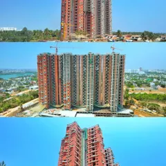 A duplicate set of images showing the construction progress of the Total Environment project, useful for tracking development over time.