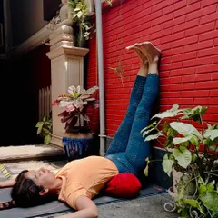 The art of doing nothing is still yoga. Legs-up-the-wall pose is a sacred reset for the nervous system. It teaches us that rest is not the opposite of productivity; it is the foundation of clarity and strength.