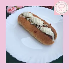 This is my egg bun roll, a simple yet delicious snack. It’s a soft, freshly baked bun with a savory egg filling, perfect for a quick bite.