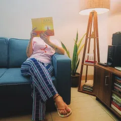 An evening of self-love featuring a gifted Ramayan collection T-shirt from Byogi. This post integrates the product into a personal, cozy setting, highlighting the brand's story and design.