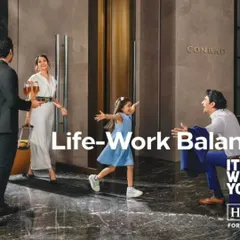 For the Hilton Hotels campaign, the goal was to create a warm, relatable family moment. The styling uses comfortable, elegant clothing to capture the feeling of a perfect life-work balance, making luxury feel like home.