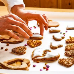 Another view of the fun at our cookie decorating event. It's a hands-on experience where you can design your own delicious treats.