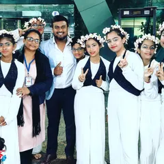 Another group of happy students in their performance attire at the Ryan Festival. My goal is to make every child feel like a star on stage.