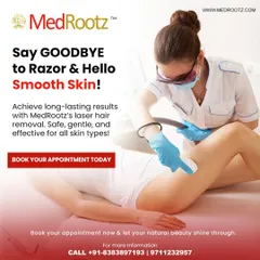 Here you can see the laser hair removal process in action on a client's leg. The procedure is gentle and targets only the hair follicle, leaving the surrounding skin untouched. My goal is to help you say goodbye to razors and hello to permanently smooth skin.
