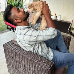 There's nothing more special than welcoming new life. Here's a tender moment with a brand new baby goat, just born into our farm family.