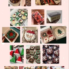 A little glimpse of all the Christmas magic I'm baking this year. You can find everything from classic plum cakes and tiramisu tubs to hand-decorated bento cakes, cupcakes, and a variety of festive cookies.