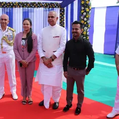 It was a moment of great pride to be appreciated by the Governor of Gujarat, Shree Acharya Devvrat ji, during my performance for the Indian Coast Guard in Porbandar.