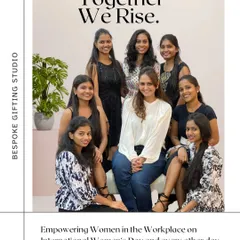 On International Women's Day and every day, I celebrate the incredible women on my team. They are the backbone of Bespoke Gifting Studio, bringing dedication, resilience, and creativity to every hamper we create. Together, we rise.