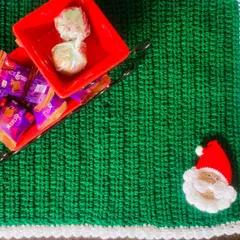 Client feedback like this is pure bliss. I'm so happy they are enjoying their Christmas placemat.