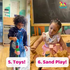 From building tall towers with wooden blocks to creating castles in the sand, our sensory corner offers diverse activities that cater to different interests and developmental stages.