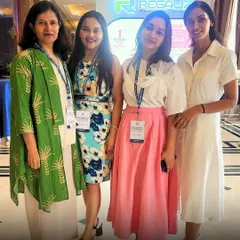 Pictured here with fellow women in medicine at the IADVL DSB Conclave. These connections are invaluable, creating a supportive network for sharing knowledge and celebrating our collective journey in dermatology.