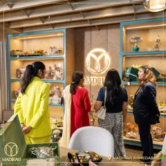 A glimpse of the grand launch of my Ahmedabad store. It was a pleasure to welcome guests and share my passion for luxury gifting with the city.