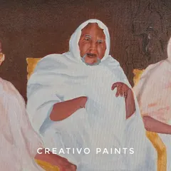 A commissioned family portrait painted with acrylics on canvas. This piece was created from a reference photo to serve as a lasting memory for the family.
