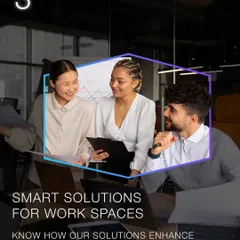 Our smart solutions for workspaces are designed to improve productivity and efficiency. Automated environments reduce distractions and manual adjustments, allowing your team to focus on what matters most.