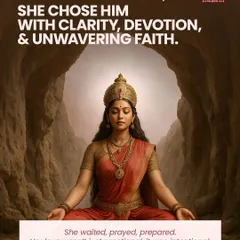 Parvati didn't fall in love instantly; she chose Shiv with clarity and unwavering faith. Her love was intentional, a result of patience, prayer, and preparation.