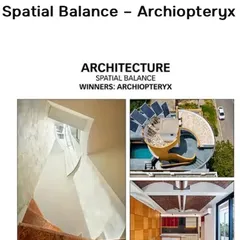 The official award announcement for 'Spatial Balance' from the Goodhomes Awards 2025. This award recognized the People Tree House for its innovative design and harmonious integration of space, form, and nature.