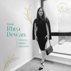 Meet Rhea Dewan: Visionary, Planner, Storyteller. With nearly a decade of experience, I founded The Serendipity Co. to bring a narrative-driven, deeply personal approach to wedding planning.