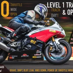 Another announcement for our April track day, featuring Level 1 training and Open Sessions for practice. Book your slot today.