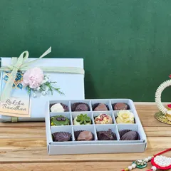 Miles apart, but love intact. Our Rakhi collection is for siblings everywhere. This beautifully wrapped box of handmade mithai can be delivered to your sibling's doorstep in Mumbai, no matter where you are in the world.