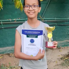 Congratulations to our dedicated junior player on her tournament victory. Her success is a direct result of her consistent hard work and commitment to the training process.