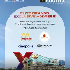 We believe in creating destinations where the world's finest brands converge. This visual highlights our partnerships with elite names like McDonald's, Cinépolis, and Sunburn, establishing Saya South X as an exclusive and high-value address for any business.